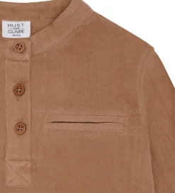 Skjorter|Hust and Claire Skjorte - Musselin - Rasser - Warm Sand