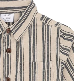 Skjorter|Hust and Claire Skjorte - Bomuld/Hør - Rollo - Blues