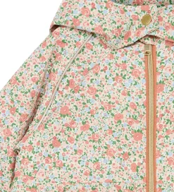 Sommerjakker|Hust and Claire sommerjakke - HCOvinni - Flamingo m. Blomster