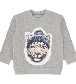 Sweatshirts|Hust and Claire Sweatshirt - HCSejer - Tile Grey Melange m. Tige