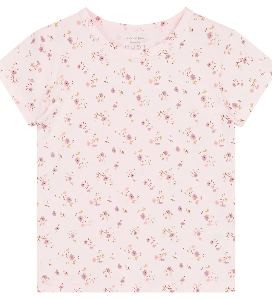 Nattøj|Hust and Claire T-shirt - Austin - Bambus - Rose Morn