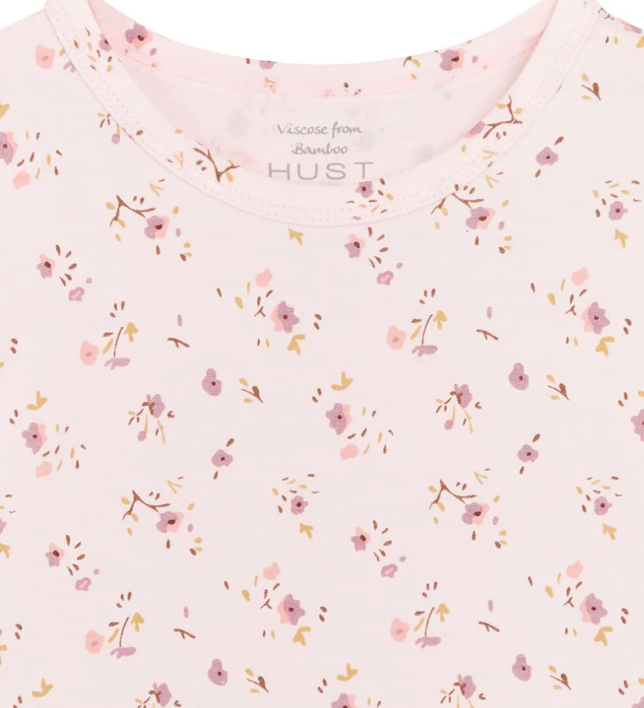 Nattøj|Hust and Claire T-shirt - Austin - Bambus - Rose Morn