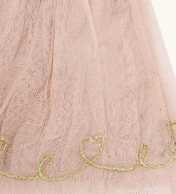 Nederdele|Juletøj|Hust and Claire Tylnederdel - HCNinna - Dusty Rose m. Guldglimme