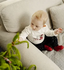 Bukser Og Jeans|Juletøj|Hust and Claire Velourbukser - HCTrine - More Navy m. Guld