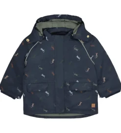 Vinterjakker|Hust and Claire Vinterjakke - HCObi - More Navy m. Firben