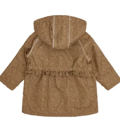 Vinterjakker|Hust and Claire Vinterjakke - HCObia - Wood Smoke m. Leopard