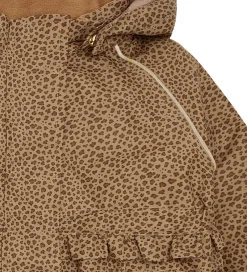 Vinterjakker|Hust and Claire Vinterjakke - HCObia - Wood Smoke m. Leopard