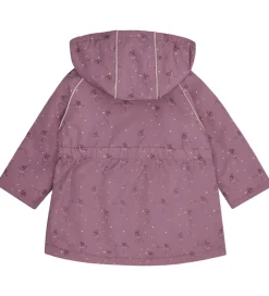 Vinterjakker|Hust and Claire Vinterjakke - HCObia - Pale Mauve m. Hjerter/Bal