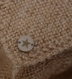 Babyhjelme|Huttelihut Babyhjelm m. Kvast - Alpakauld - Strik - Camel Melang