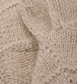 Babyhjelme|Huttelihut Babyhjelm m. Ører - Alpakauld - Strik - Mahogany Rose