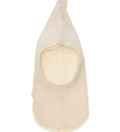 Elefanthuer|Huttelihut Elefanthue - 2-lags - Uld - Strik - Sand Melange