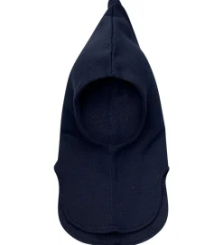 Elefanthuer|Huttelihut Elefanthue - 2-lags - Uld - Strik - Dark Navy