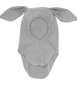 Elefanthuer|Huttelihut Elefanthue - 1-lags - Medium Grey Melange m. Ører