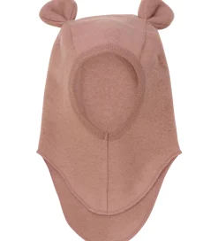 Elefanthuer|Huttelihut Elefanthue - Uldfleece - 1-lags - Burlwood m. Ører