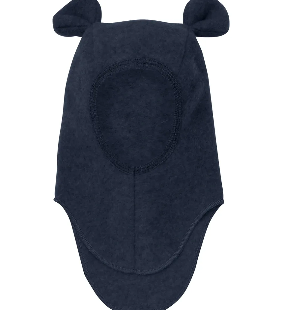 Elefanthuer|Huttelihut Elefanthue - Uldfleece - 1-lags - Navy m. Ører