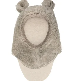 Elefanthuer|Huttelihut Elefanthue - Uld - Teddy - 2-lags - Camel Melange