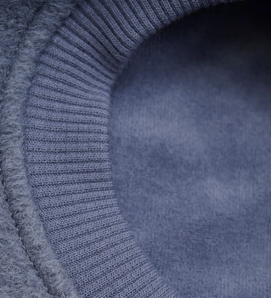 Elefanthuer|Huttelihut Elefanthue - Uld - 2-lags - Folkstone Gray m. Ører