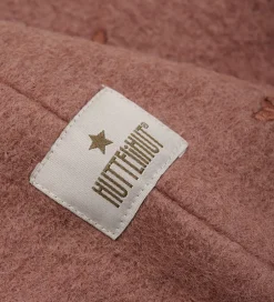 Uld|Elefanthuer|Huttelihut Elefanthue - Uld - 2-lags - Burlwood m. Hjerter