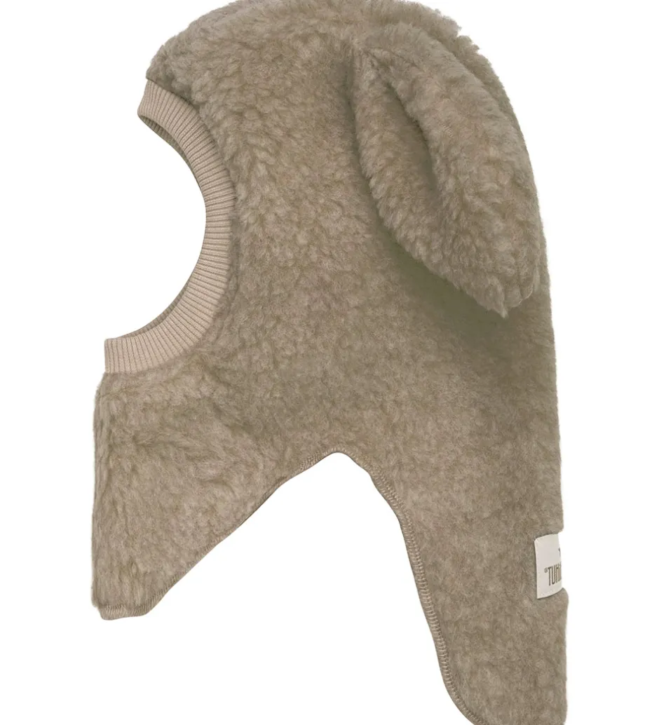 Elefanthuer|Huttelihut Elefanthue - Uld - Teddy - 2-lags - Camel Melange