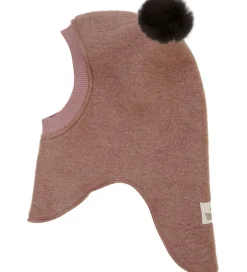 Elefanthuer|Huttelihut Elefanthue - Uld - 2-lags - Burlwood m. Kvaste