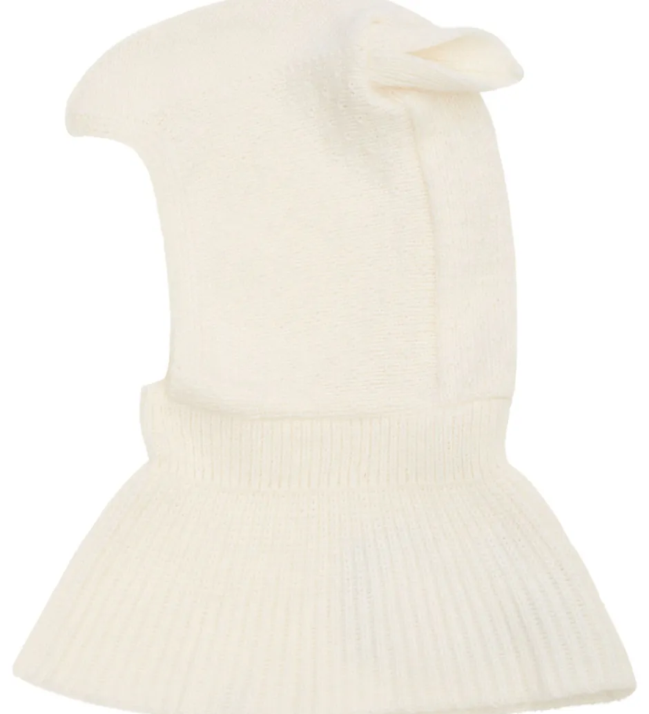 Elefanthuer|Huttelihut Elefanthue - Uld - 1-lags - Off-white m. Ører