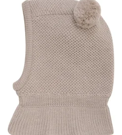 Elefanthuer|Huttelihut Elefanthue - Uld - 2-lags - Camel Melange m. Kvaster