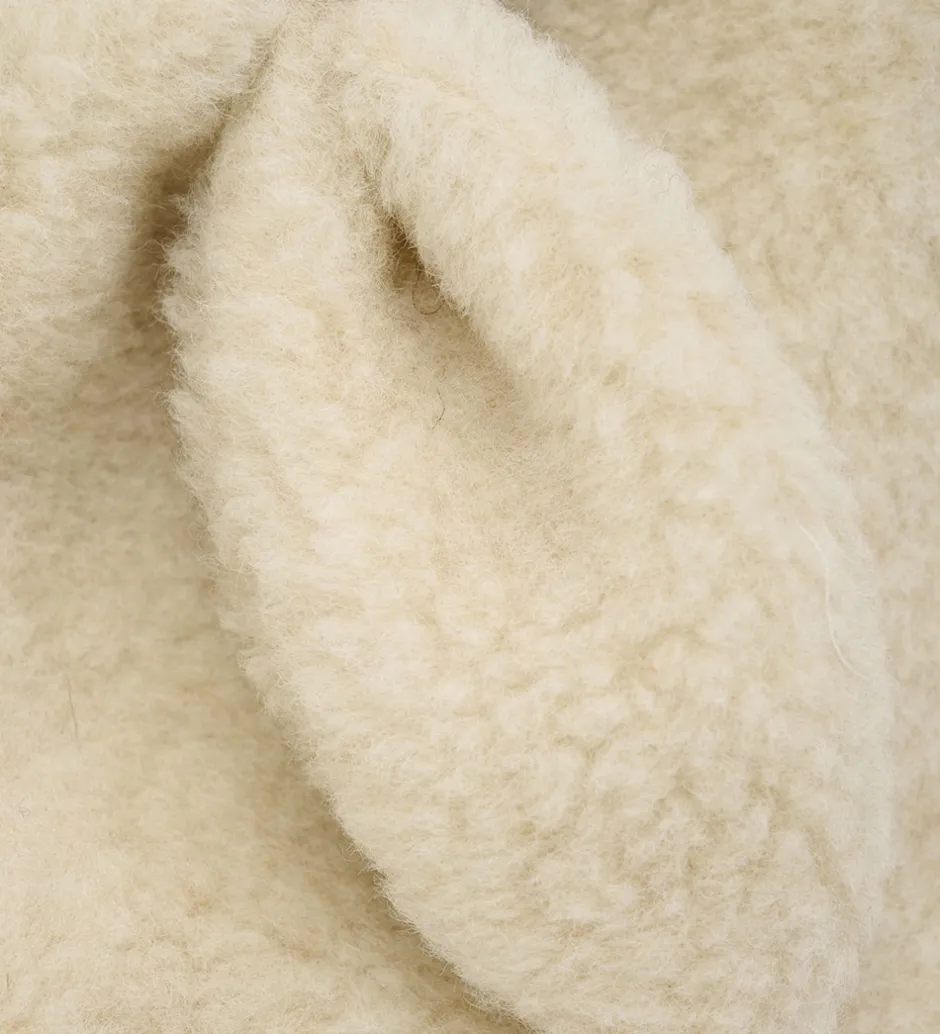 Elefanthuer|Huttelihut Elefanthue - Uld - Teddy - 2-lags - Cement m. Ører