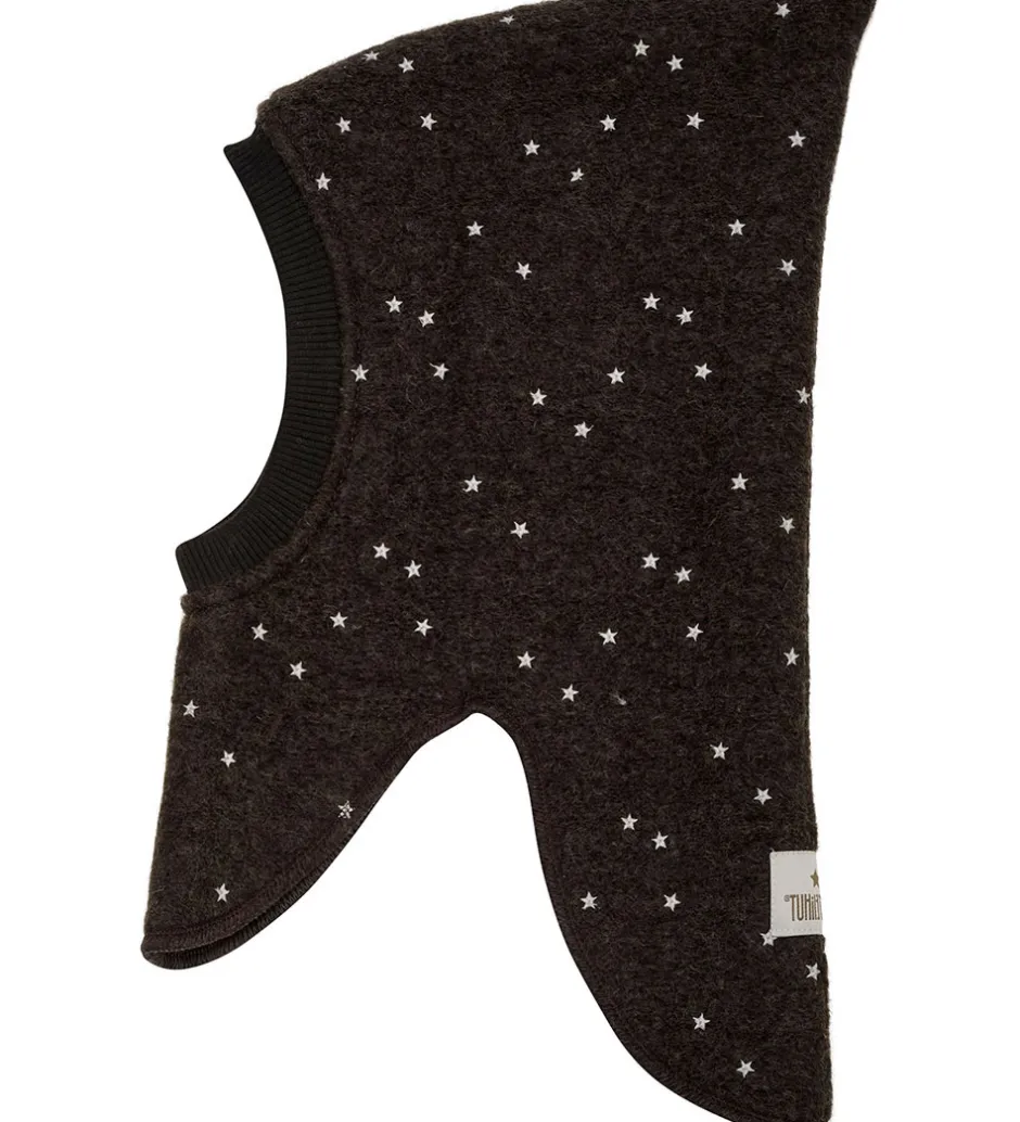 Elefanthuer|Huttelihut Elefanthue - Uld - 2-lags - Dark Brown Melange