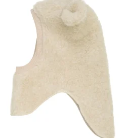 Elefanthuer|Huttelihut Elefanthue - Uld - Teddy - 2-lags - Cement m. Ører