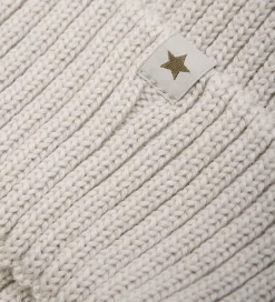 Huer Og Hatte|Huttelihut Hue - Uld - Strik - Sand Melange