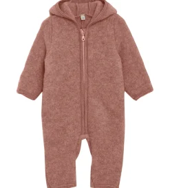 Køredragter|Huttelihut Køredragt - Uldfleece - Burlwood m. Ører