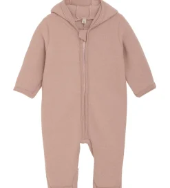 Køredragter|Huttelihut Køredragt - Uldfleece - Mahogany Rose m. Ører