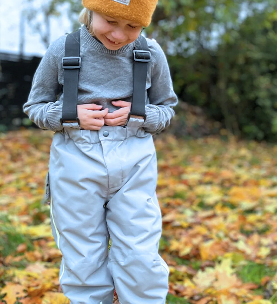 Skibukser|ILDHU Skibukser - Norly - Light Grey m. Selvlysende Reflekser