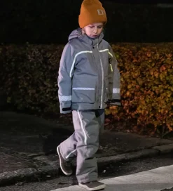 Vinterjakker|ILDHU Vinterjakke - Norly - Light Grey m. Selvlysende Reflekser