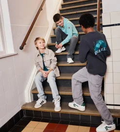 Hættetrøjer|Indian Blue Jeans Hættetrøje - Aquifer m. Print