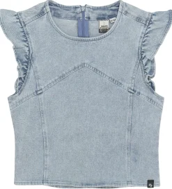 Toppe|Indian Blue Jeans Top - Light Denim Blue