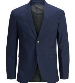 Konfirmationstøj|Jakkesæt Og Blazers|Jack & Jones Blazer - JpSolar - Noos - Medieval Blue