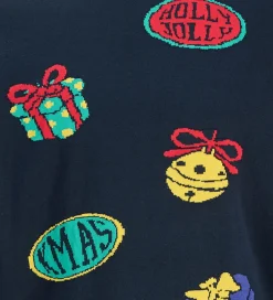 Juletøj|Bluser|Jack & Jones Bluse - JorHoliday - Strik - Sky Captain