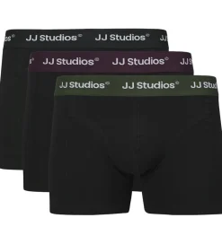 Undertøj|Jack & Jones Boxershorts - 3-pak - JacSoho - Black/Plum Perfec
