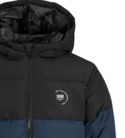 Overgangsjakker|Dunjakker Og Dynejakker|Jack & Jones Dynejakke - JjMaze - Sky Captain/WHITE LOGO