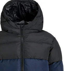 Overgangsjakker|Dunjakker Og Dynejakker|Jack & Jones Dynejakke - JjMaze - Sky Captain/BLACK BLOCKING