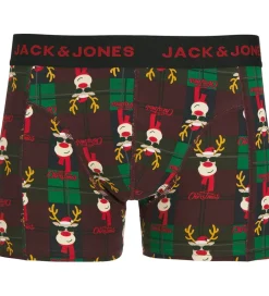 Juletøj|Undertøj|Jack & Jones Gaveæske - Boxershorts/Strømper - JacRudolph - Wine