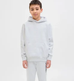 Hættetrøjer|Jack & Jones Hættetrøje - JjEurban - White Melange