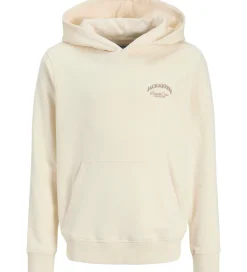 Hættetrøjer|Jack & Jones Hættetrøje - JjeBrandes - Antique White