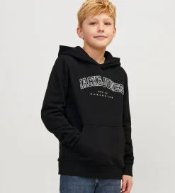 Hættetrøjer|Jack & Jones Hættetrøje - JjeCaleb - Sort/LOOSE