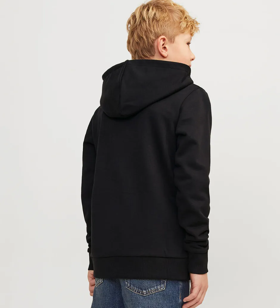 Hættetrøjer|Jack & Jones Hættetrøje - JjeCaleb - Sort/LOOSE