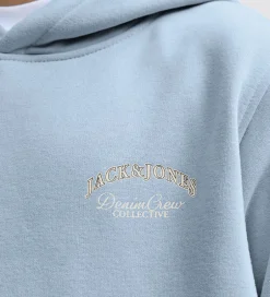 Hættetrøjer|Jack & Jones Hættetrøje - JjeBrandes - Chambray Blue