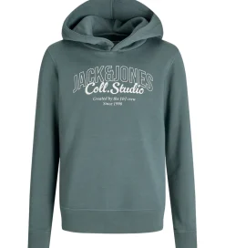 Hættetrøjer|Jack & Jones Hættetrøje - JjMakoto - Stormy Weather/Big Print