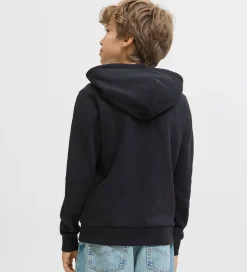 Hættetrøjer|Jack & Jones Hættetrøje - JjPan - Sort m. Logo