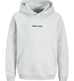 Hættetrøjer|Jack & Jones Hættetrøje - Noos - JorNorrebro - White Melange
